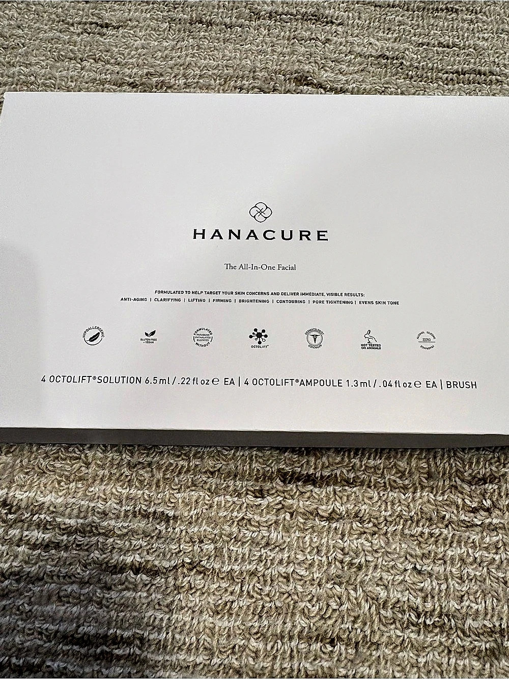 Hanacure The All-In-One Facial Set NWT